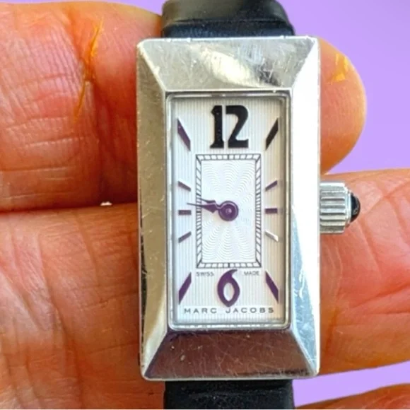 Vintage Marc By Marc Jacobs Silver Watch Vintage Marc by Marc Jacobs Watch for Her White Dial & White  main image 4